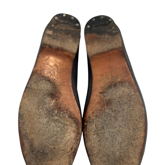 Men\'s Gucci Leather Loafers Horse Bit Slip On Shoes Size 9.5D